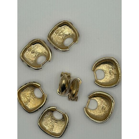 Kenneth Jay Lane Animal Earrings Enamel Interchangeable 1990s - Picture 4 of 6